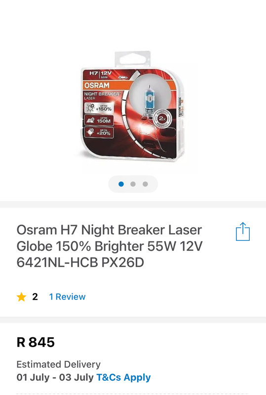 H7 Night Breaker Laser Osram