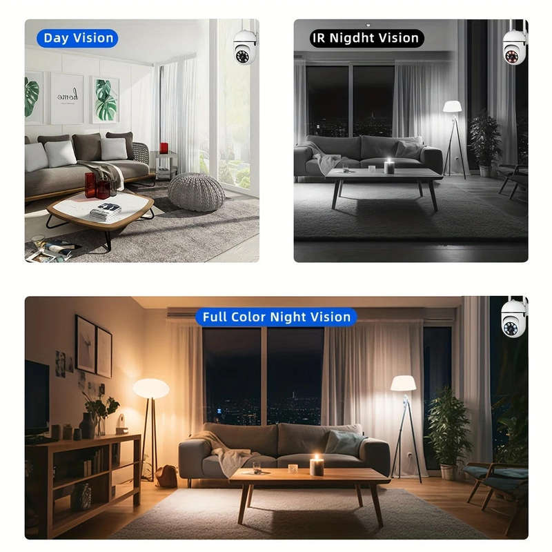 JOOAN 2-Way Audio Wireless Security Camera  Smart Motion Tracking + 10m USB-C Power Cable