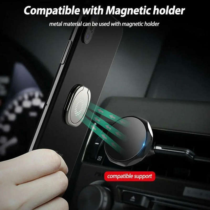 Universal 360° Rotating Finger Ring Phone Holder  Secure Grip, Smart Stand, Magnetic Mount Ready