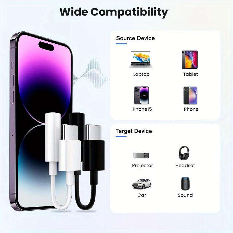 USB-C to 3.5mm Headphone Jack Adapter