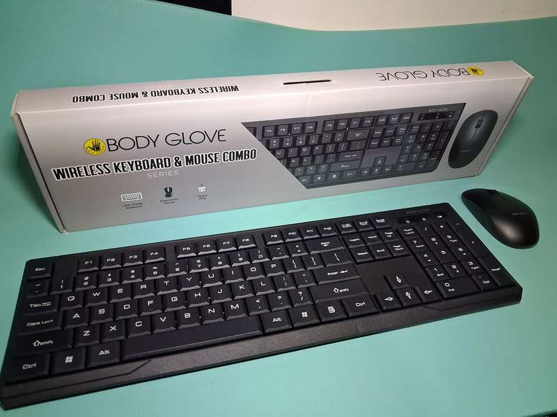 Wireless Keyboard and Mouse Combo - Bodyglove New