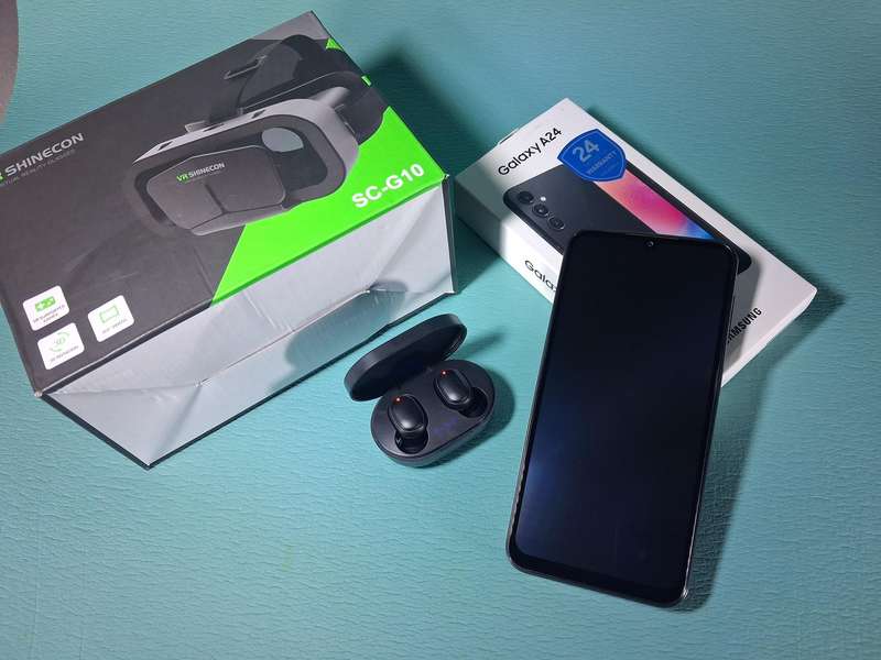Ultimate Tech Bundle  Samsung Galaxy A24, New VR Headset & Wireless Earbuds