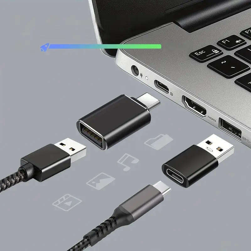 USB-C to USB-A & USB-A to USB-C Combo  Universal Compatibility in One Handy Set