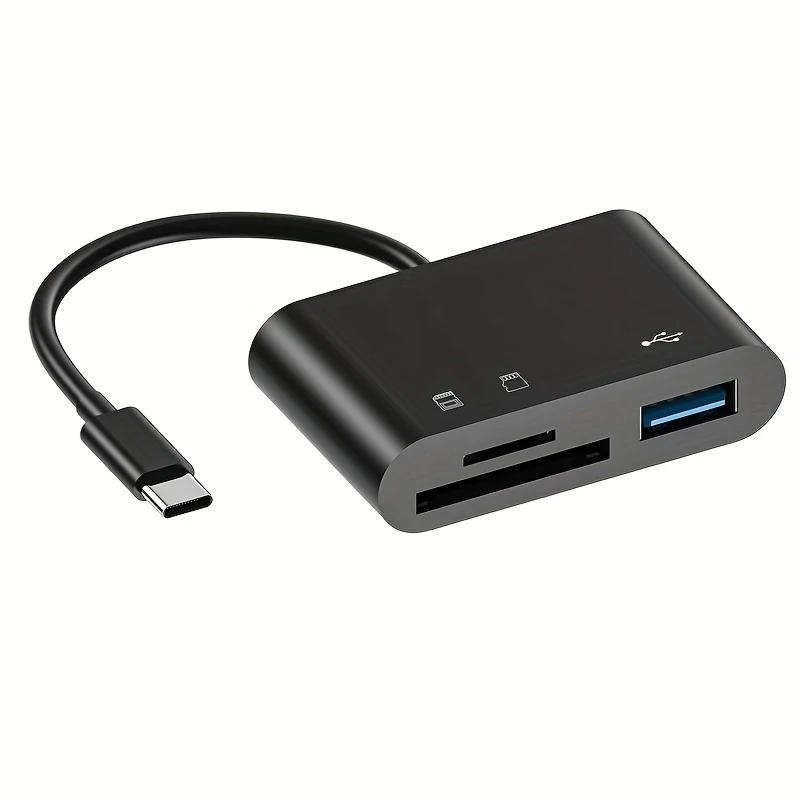 USB-C to Multiport Hub  SD, TF & USB 3.0 Access in One Compact Adapter