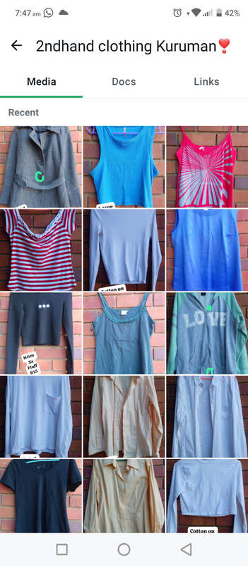 Ladies clothing lot (+-120 items)