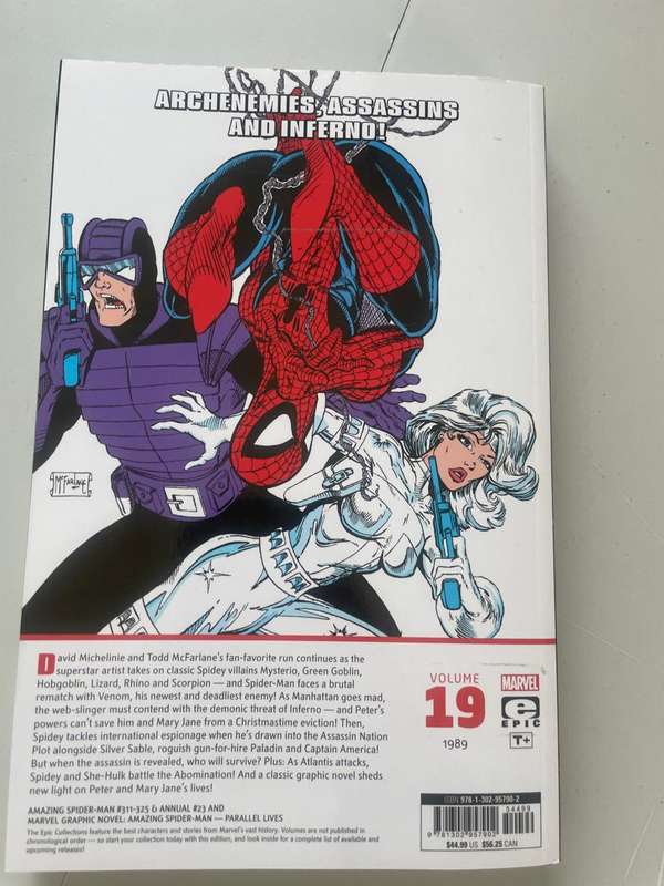 Spider-man Epic Collection by David Michelinie and Todd Mcfarlane tpb