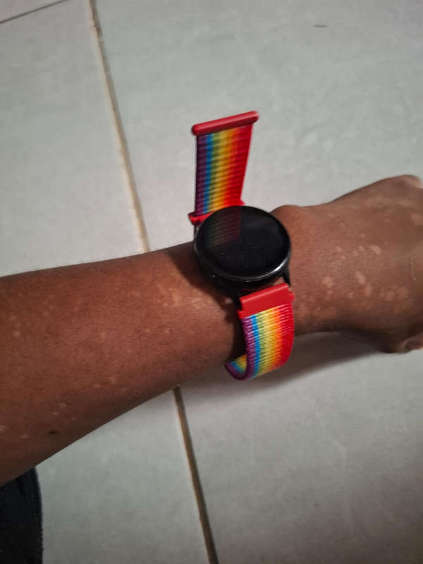 20 mm rainbow watch strap
