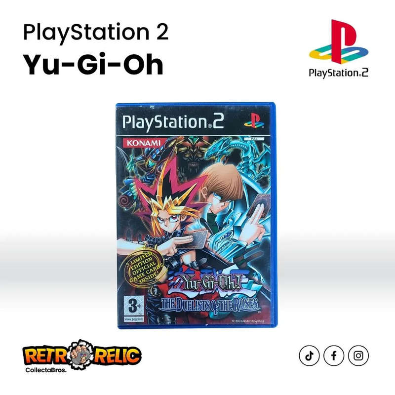 Yu-Gi-Oh! The Duelists of The Roses PlayStation Two (PS2) videogame