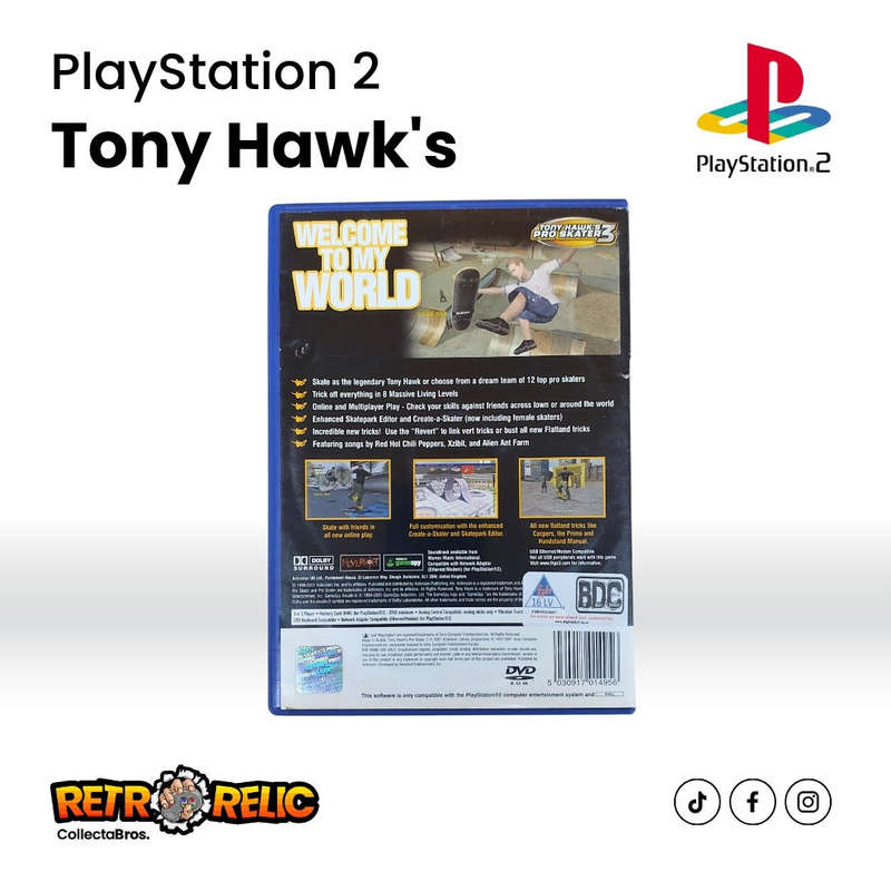 Tony Hawks Pro Skater 3 PS2 Videogame