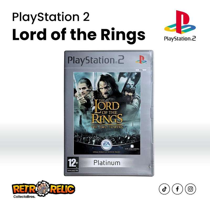 The Lord of the Rings: The Two Towers Platinum (PS2) videogame