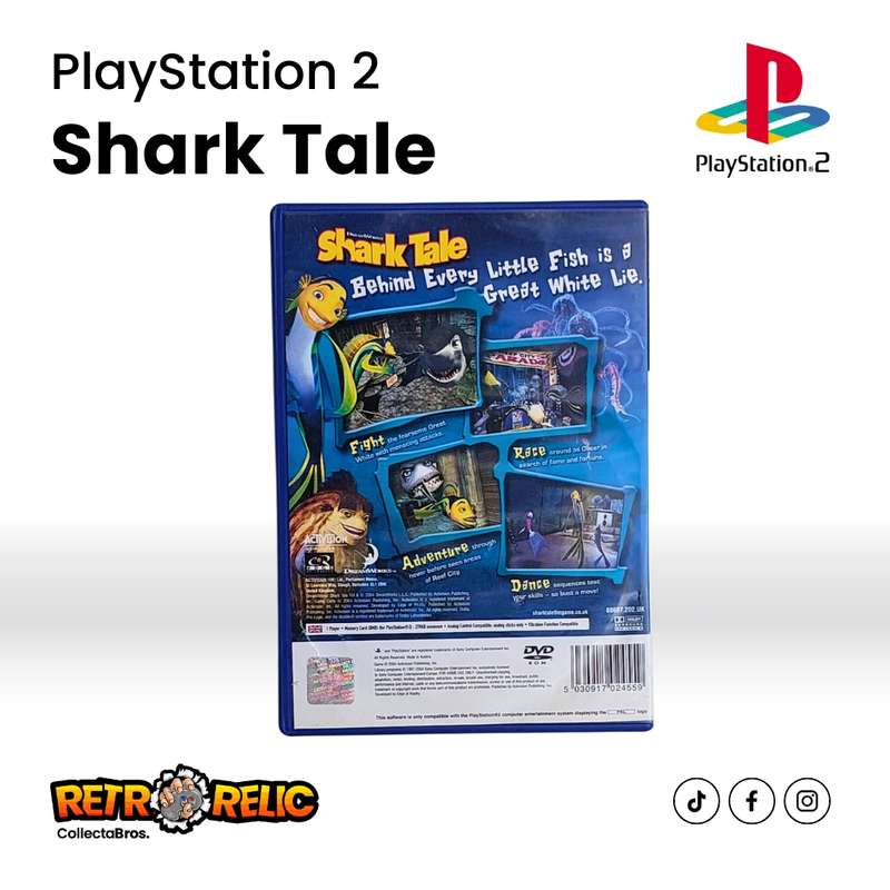 Shark Tale (PS2) videogame  Pre-Owned