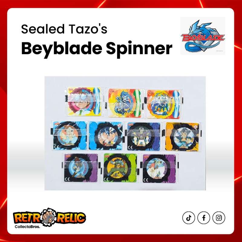 Beyblade Spinner Tazo's - Includes 40 Tazo's