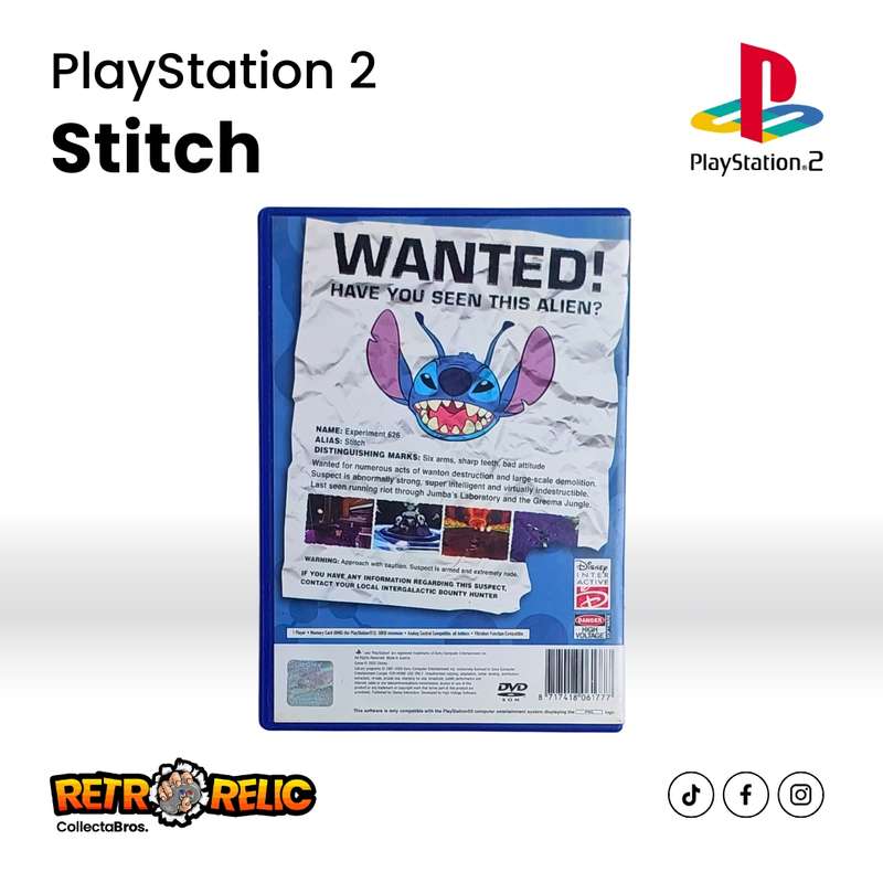Disneys Stitch: Experiment 626 (PS2) videogame