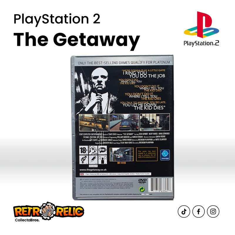 The Getaway Platinum (PS2) videogame