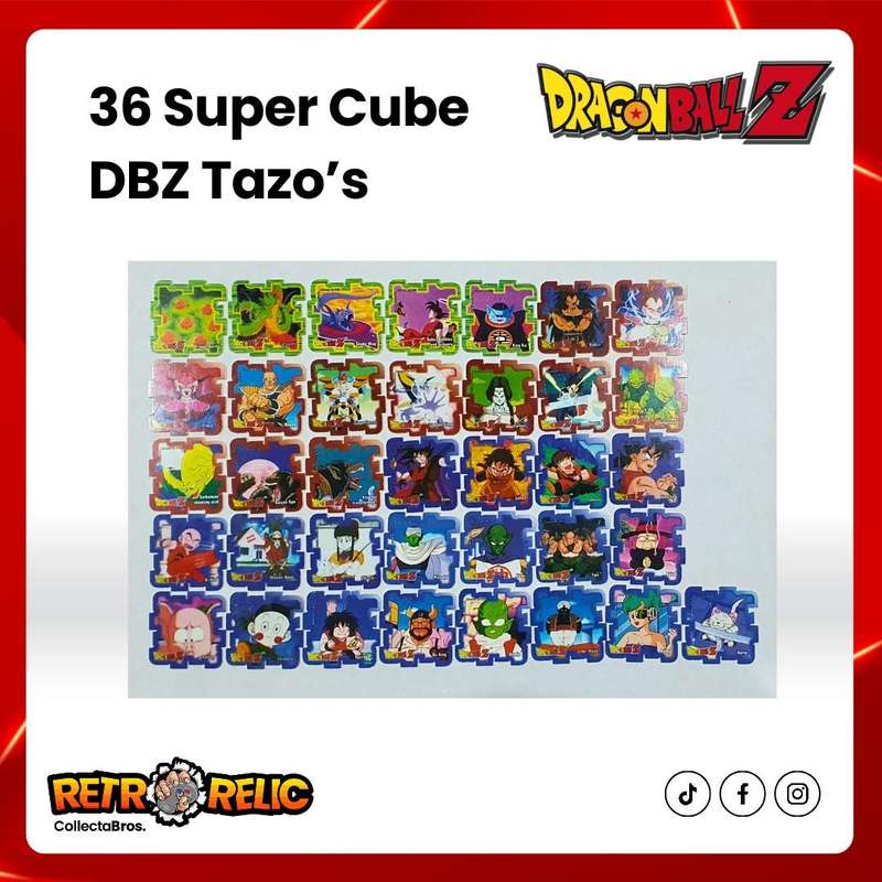 Dragon Ball Z Super Cube Tazo's