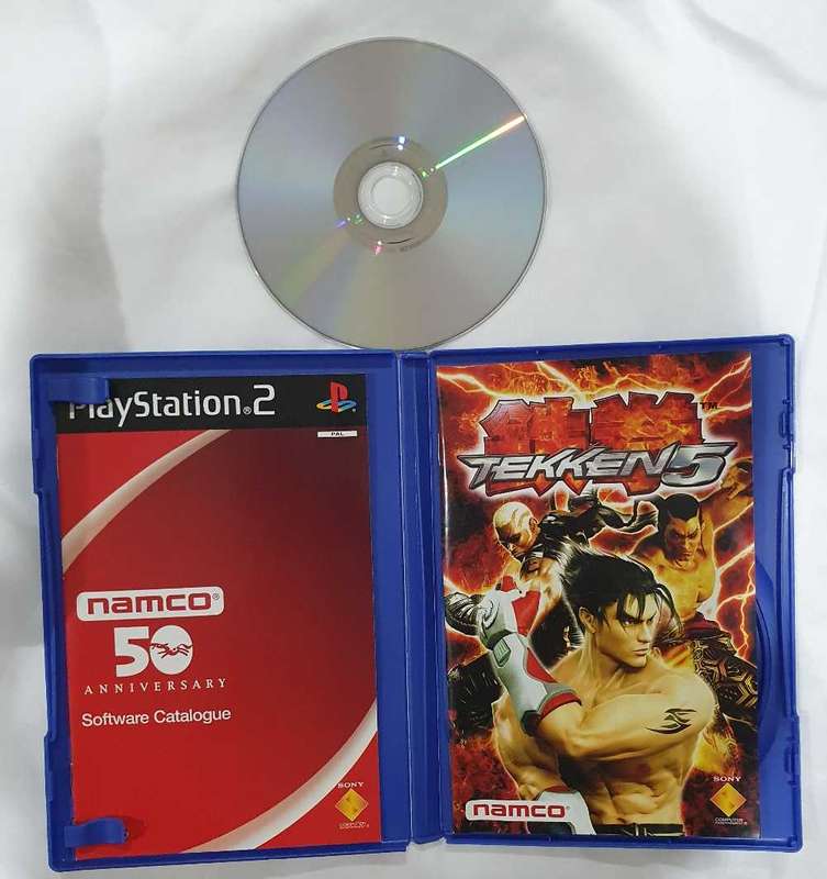 Tekken 5 (PS2) videogame - Mint Condition Disc