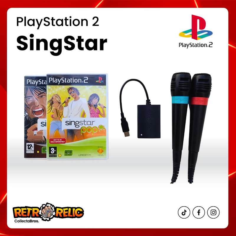 SingStar Mics Including Two Games PS2