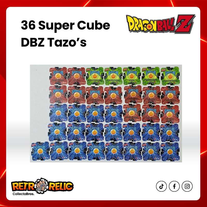 Dragon Ball Z Super Cube Tazo's