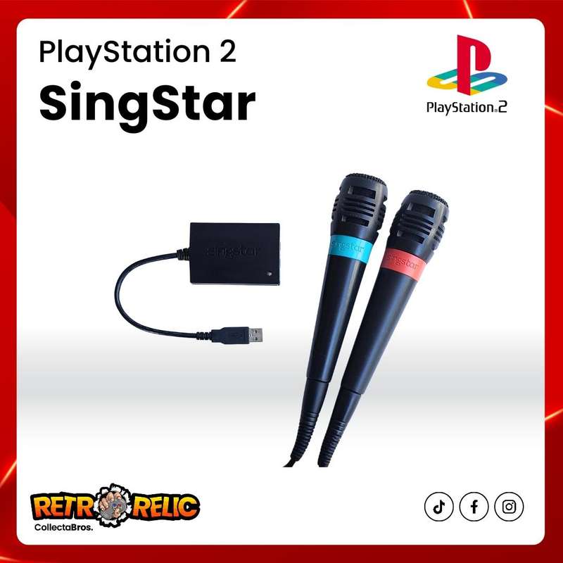 SingStar Mics Including Two Games PS2
