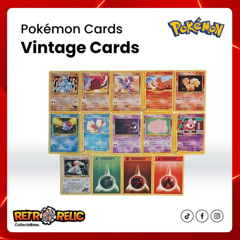 Pokémon Original Vintage Cards