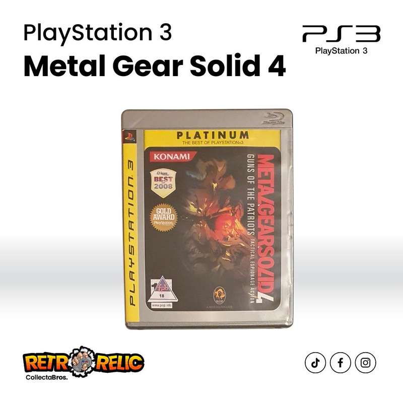 Metal Gear Solid 4: Guns of the Patriots (PS3) videogame - Pre-Owned
