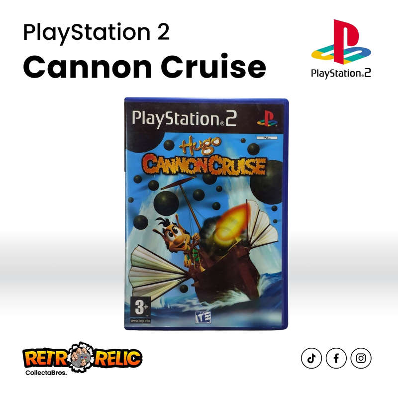Hugo: CanonCruise (PS2) videogame Blue Disc - Pre-Owned