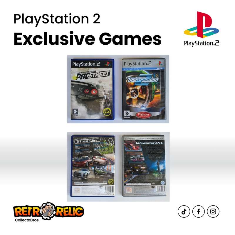 PlayStation Two (PS2) Black Slim Console Combo!