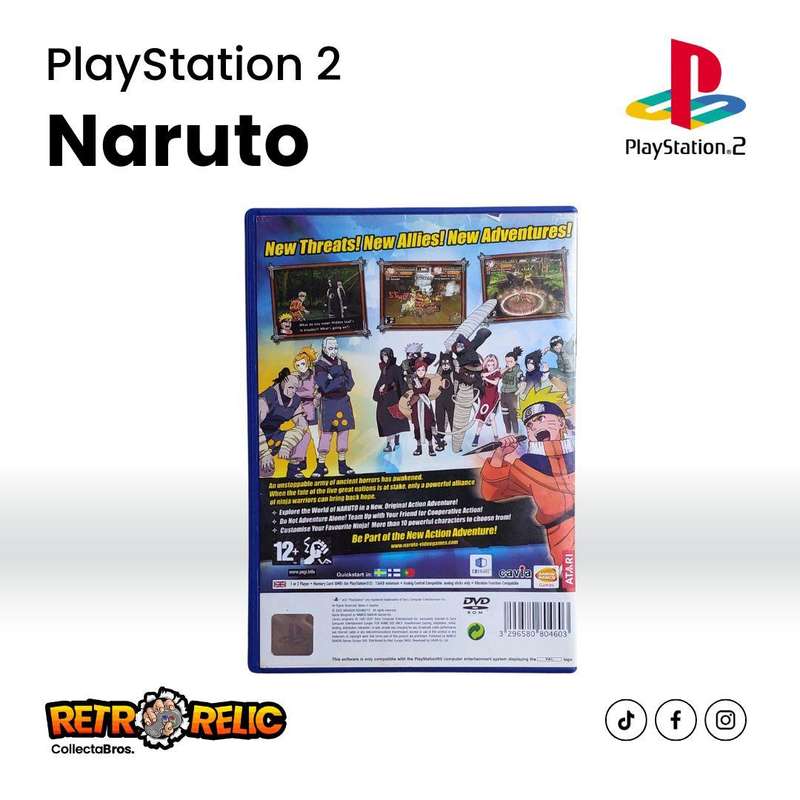 NARUTO Uzumaki Chronicles 2 PlayStation Two (PS2) videogame