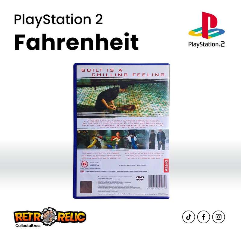 Fahrenheit (PS2) videogame