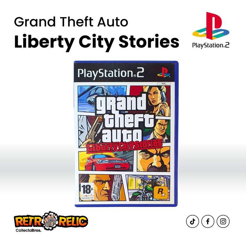 Grand Theft Auto Liberty City Stories (PS2) videogame - Pre-Owned