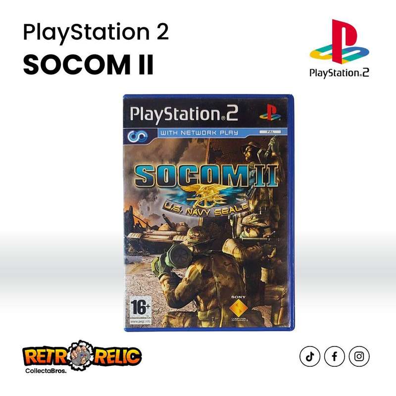 SOCOM II: U.S. Navy SEALs - PlayStation Two (PS2) videogame
