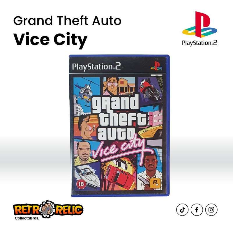 Grand Theft Auto Vice City (PS2) videogame - Pre-Owned
