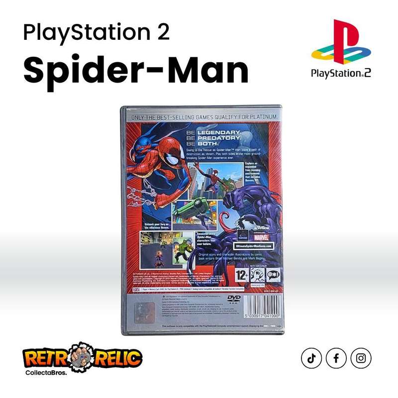 Ultimate Spider-Man Platinum (PS2) videogame
