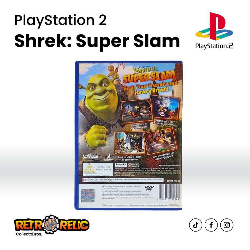 Shrek SuperSlam PS2 videogame