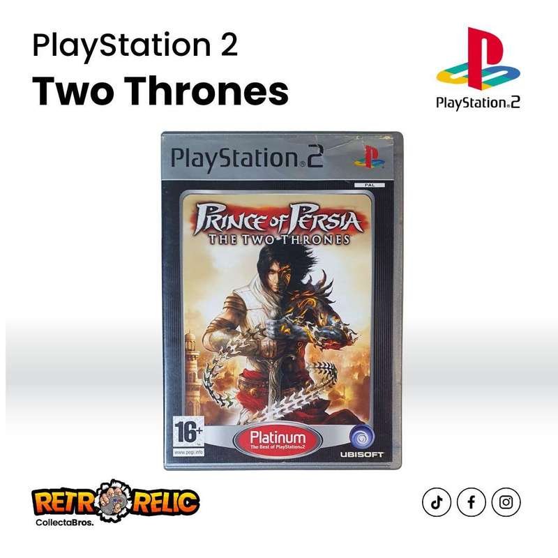 Prince of Persia The Two Thrones Platinum PlayStation Two (PS2) videogame