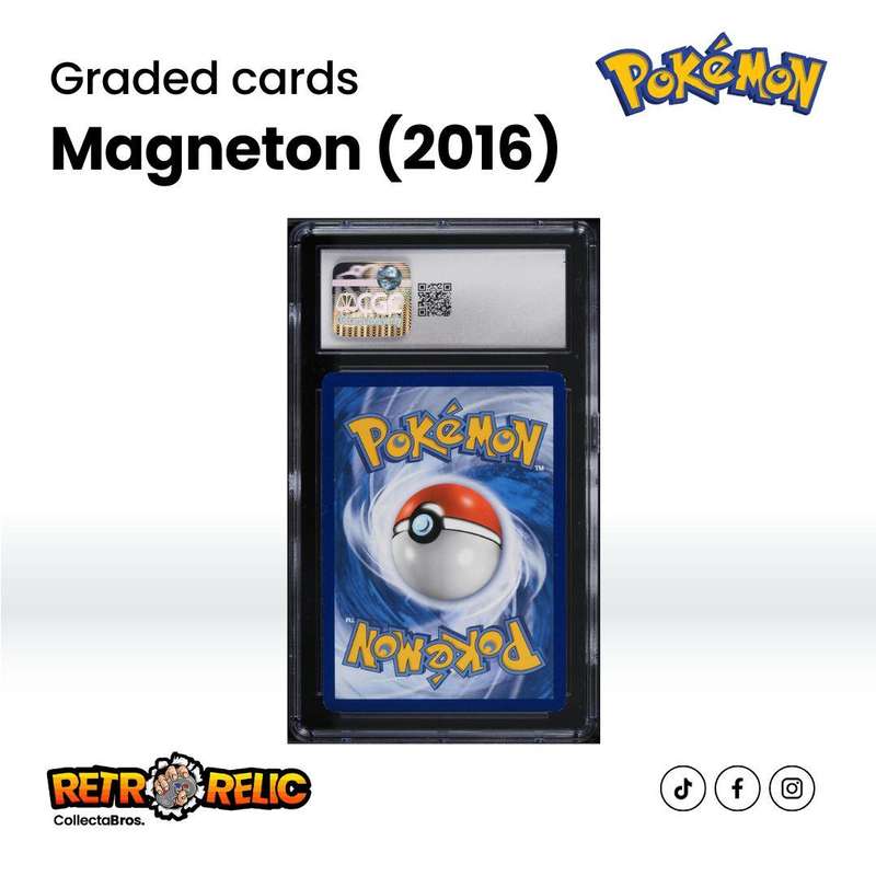 Pokémon XY Evolutions Reverse Holo Magneton #38 Pokémon Graded Card