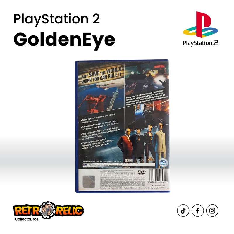 PlayStation Two  GoldenEye: Rogue Agent (PS2) videogame