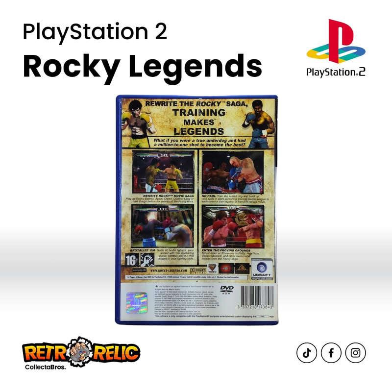 Rocky Legends (PS2) videogame - Pre-Owned