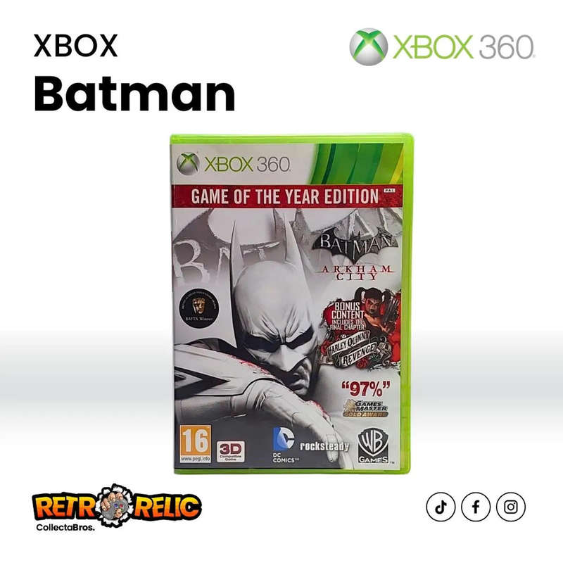 XBOX 360: Batman: Arkham City Game of The Year Edition Videogame