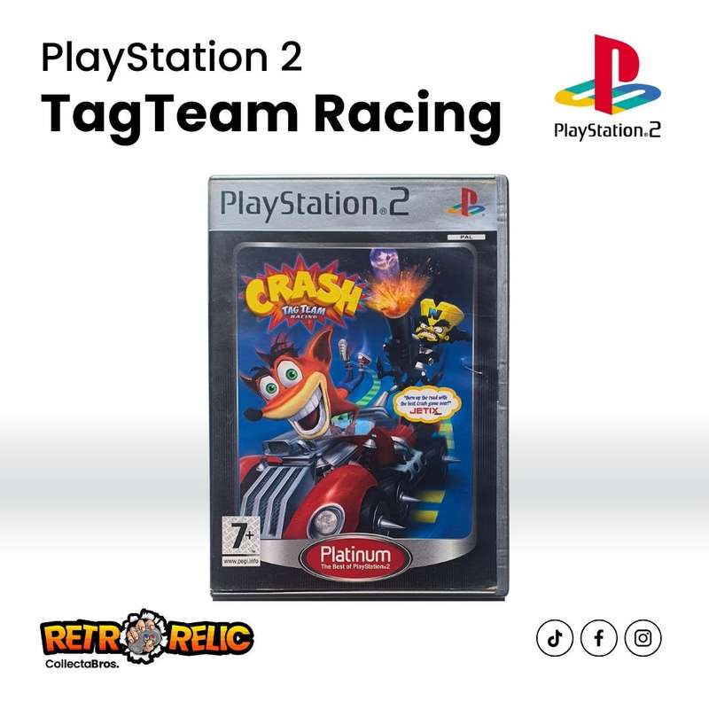 PlayStation Two  Crash: Tag Team Racing (PS2) videogame