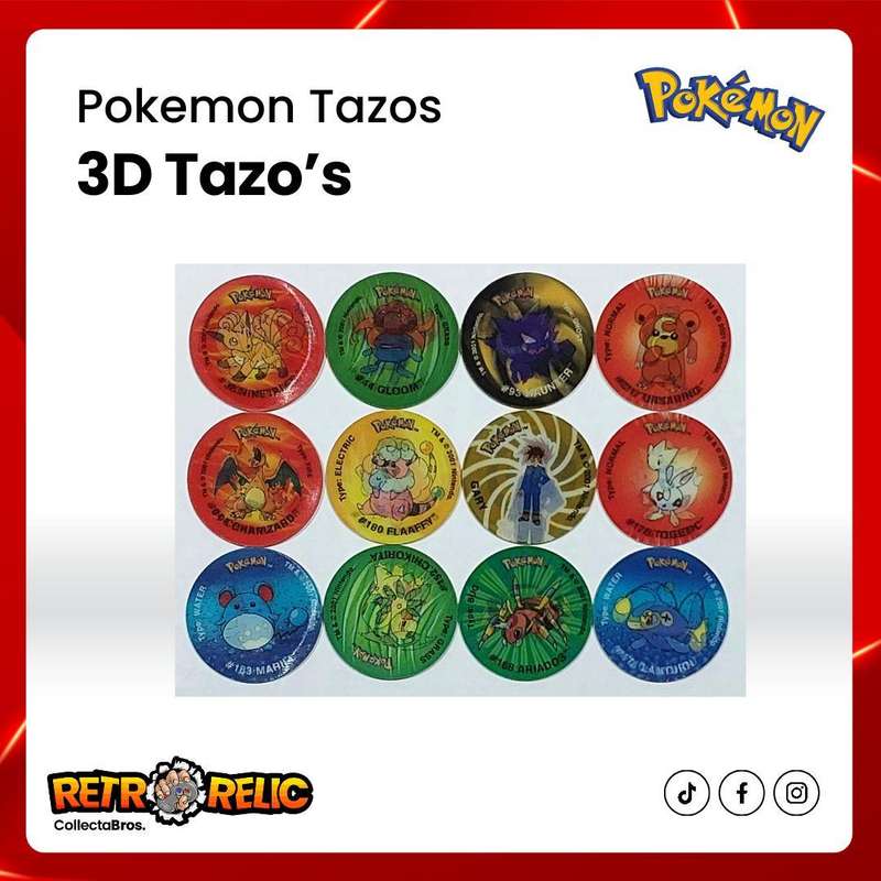 Pokémon 3D Tazo's