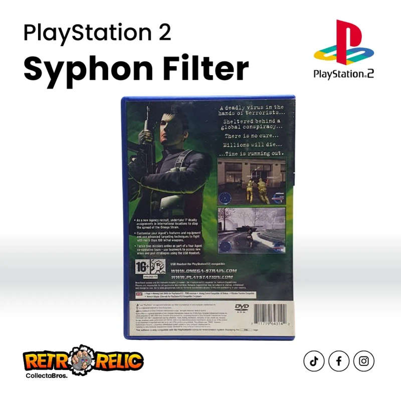 Syphon Filter the Omega Strain (PS2) videogame