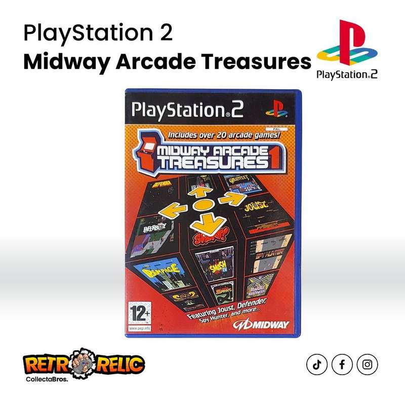 Midway Arcade Treasures PlayStation Two (PS2) videogame