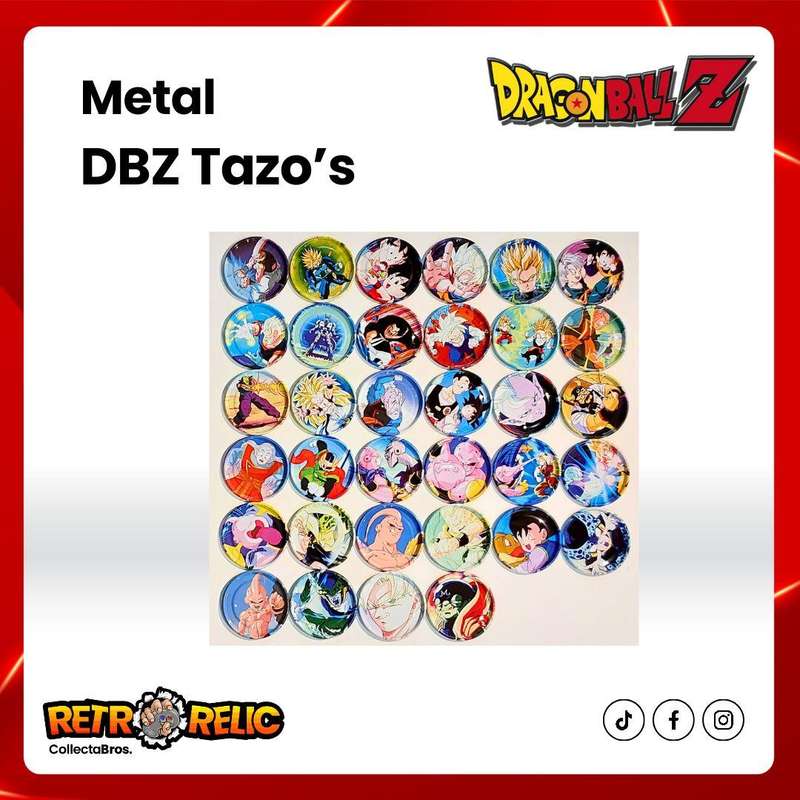 Dragon Ball Z Metal Tazo's