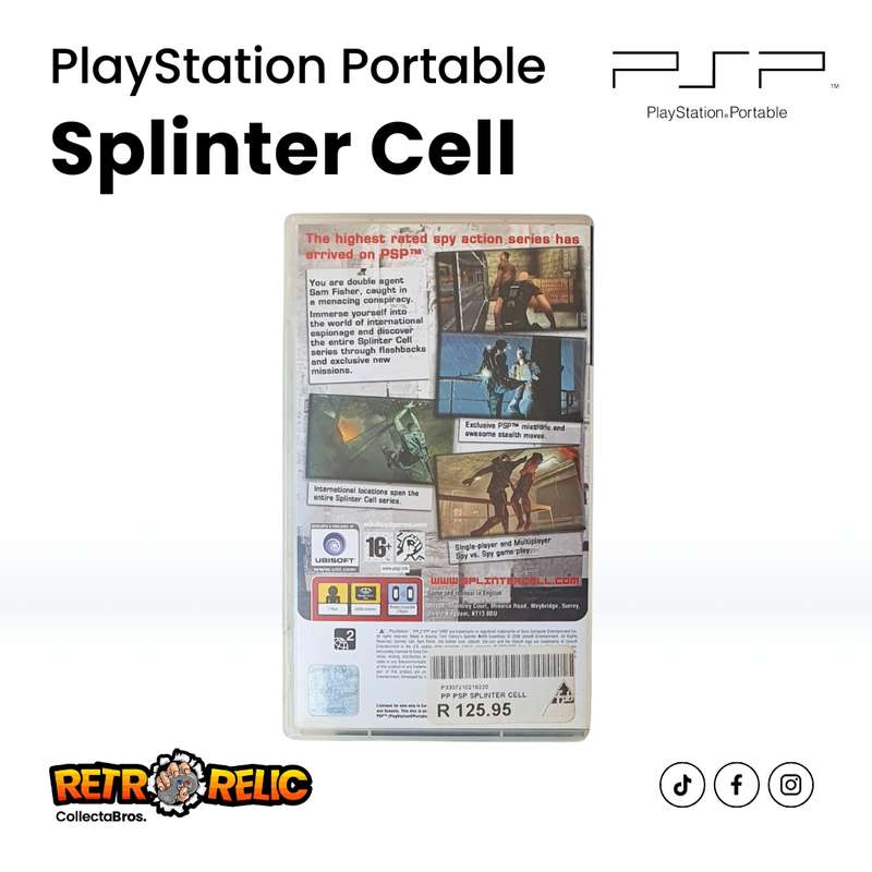 Tom Clancys Splinter Cell Essentials (PSP) videogame - Pre-Owned