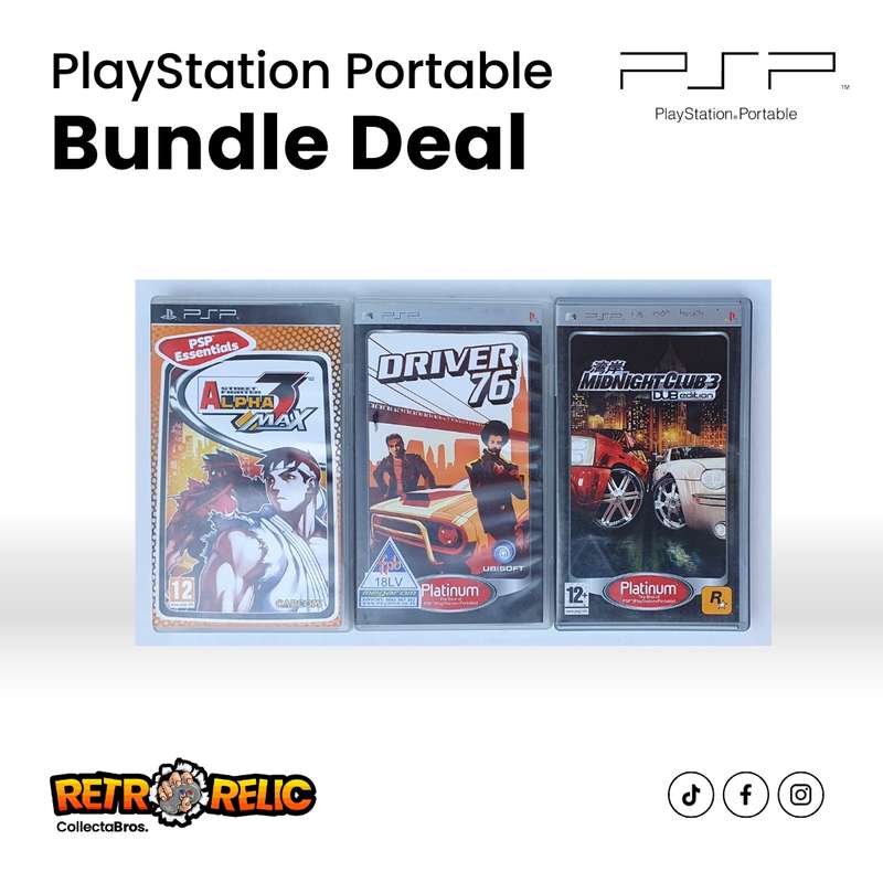 PSP - PlayStation Portable Videogame Bundle