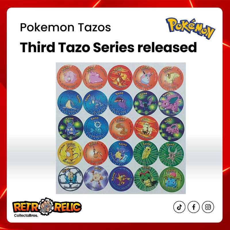 Pokémon Third Series Tazo's
