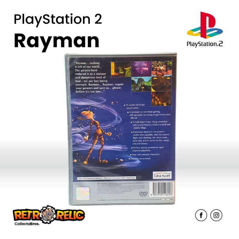 Rayman Revolution Platinum PlayStation Two (PS2) videogame - Pre-Owned