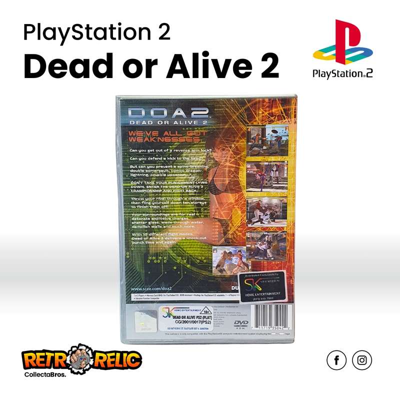 Dead or Alive 2 Platinum PlayStation Two (PS2) videogame  Pre-Owned