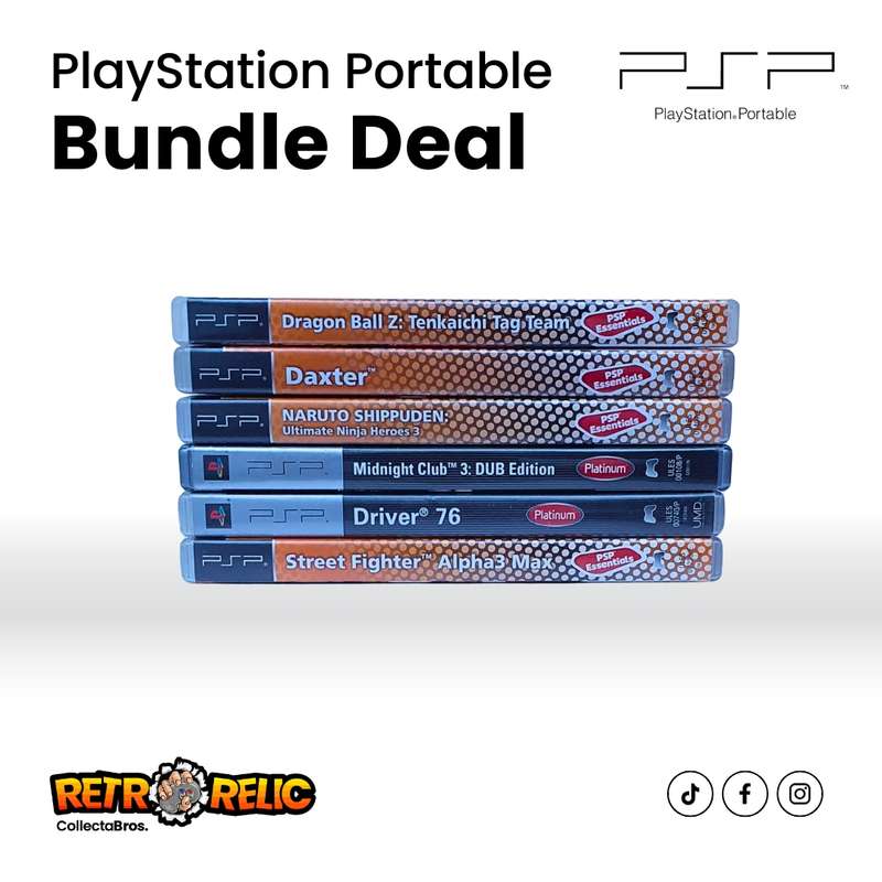 PSP - PlayStation Portable Videogame Bundle